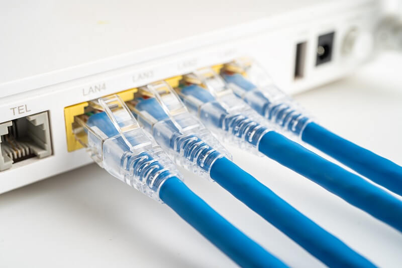 Anwendung von RJ45